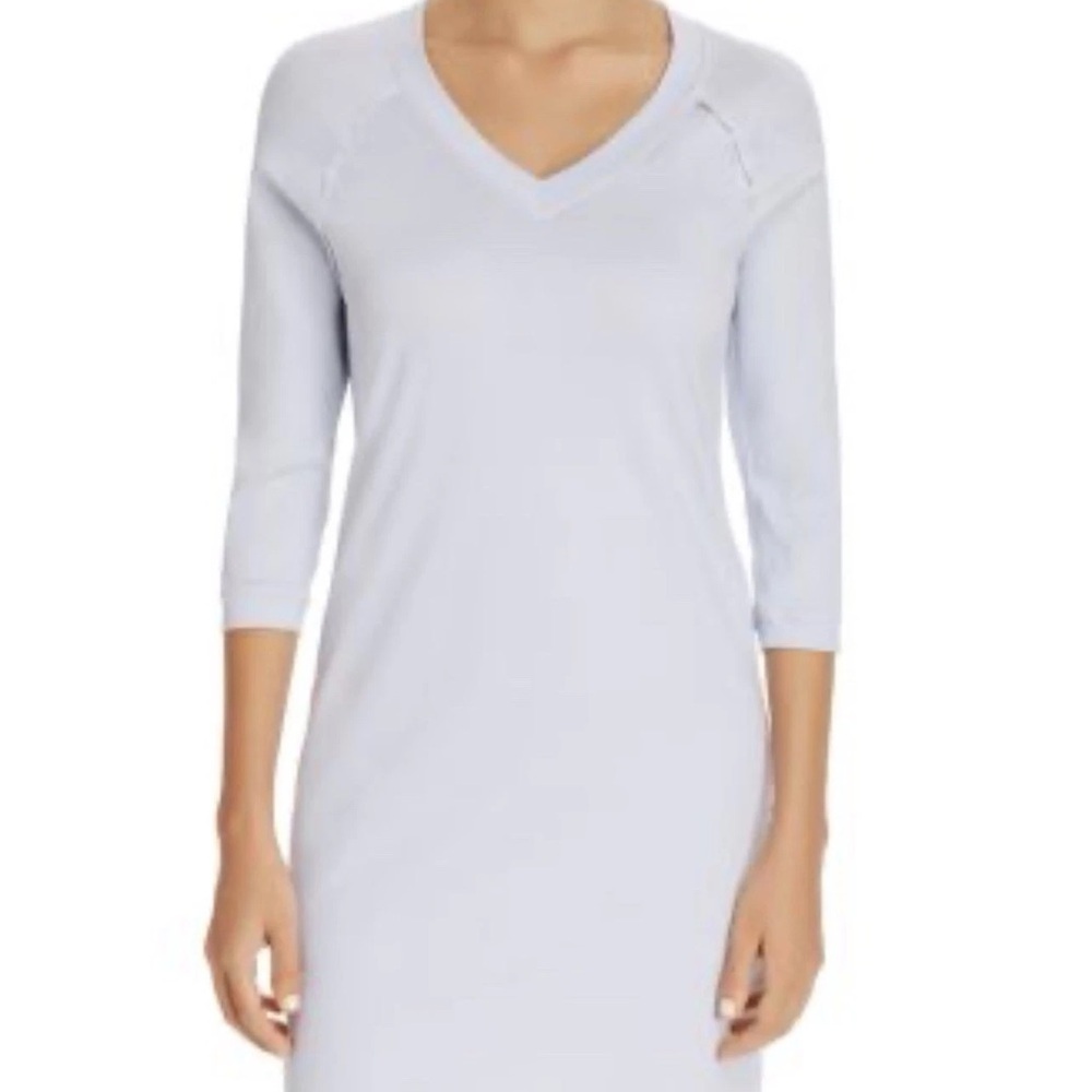 Athleta Seasoft Dress Tinsel Purple Gray Size M Cozy Athletic Relax